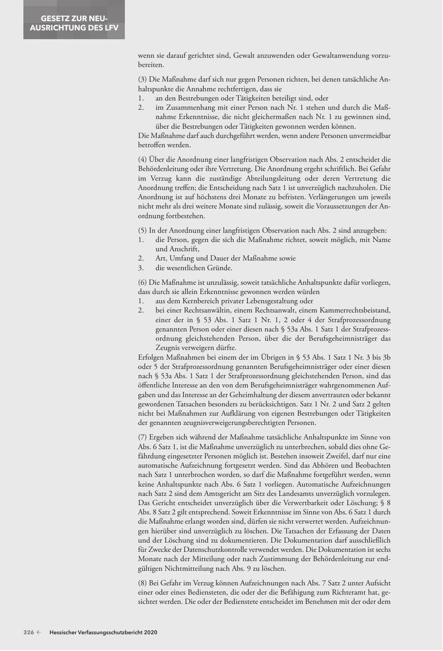 Seite 328 des Verfassungsschutzbericht 2020 Hessen