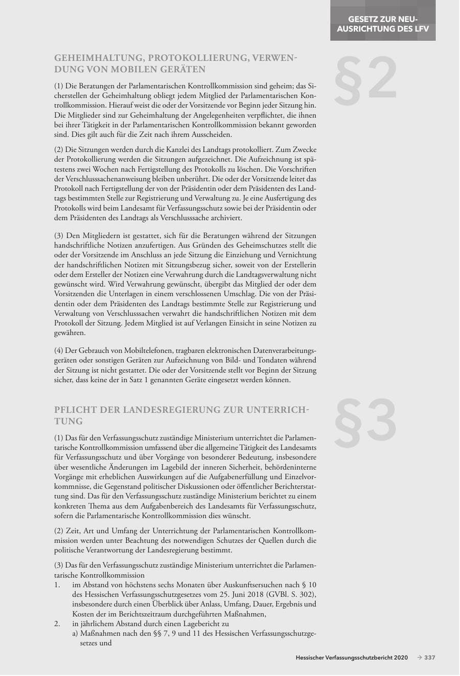 Seite 339 des Verfassungsschutzbericht 2020 Hessen