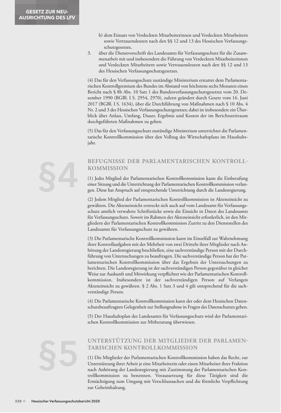 Seite 340 des Verfassungsschutzbericht 2020 Hessen