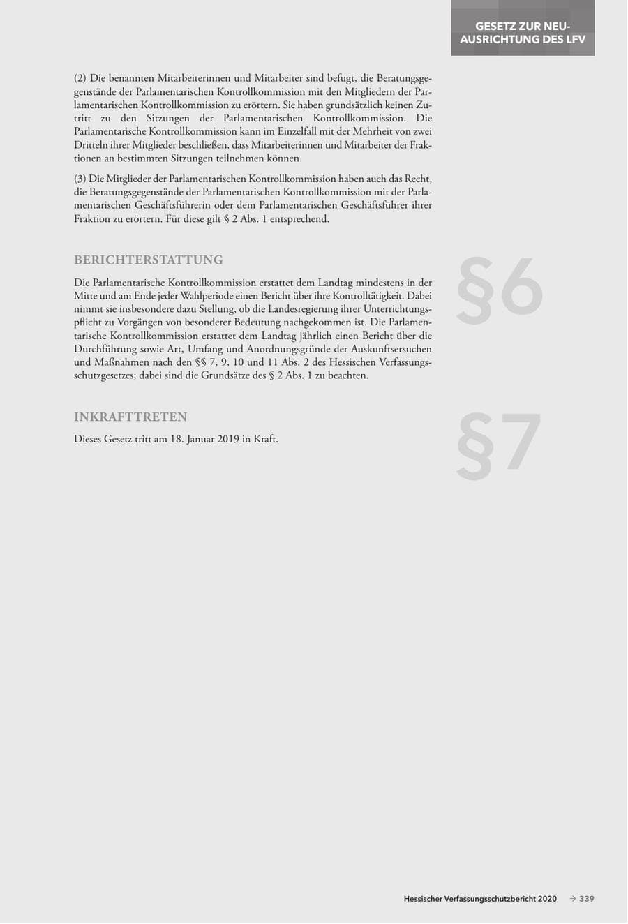 Seite 341 des Verfassungsschutzbericht 2020 Hessen