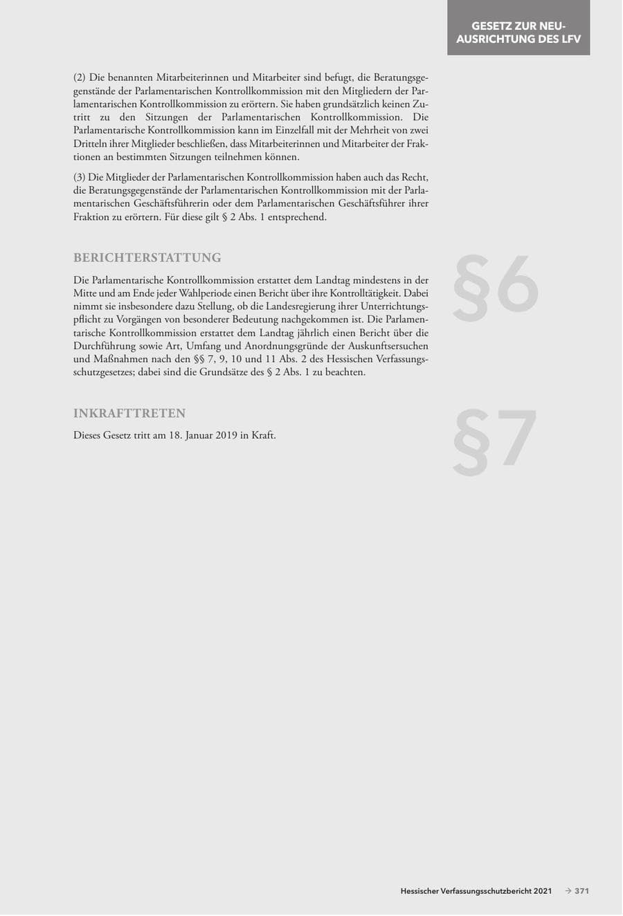 Seite 373 des Verfassungsschutzbericht 2021 Hessen