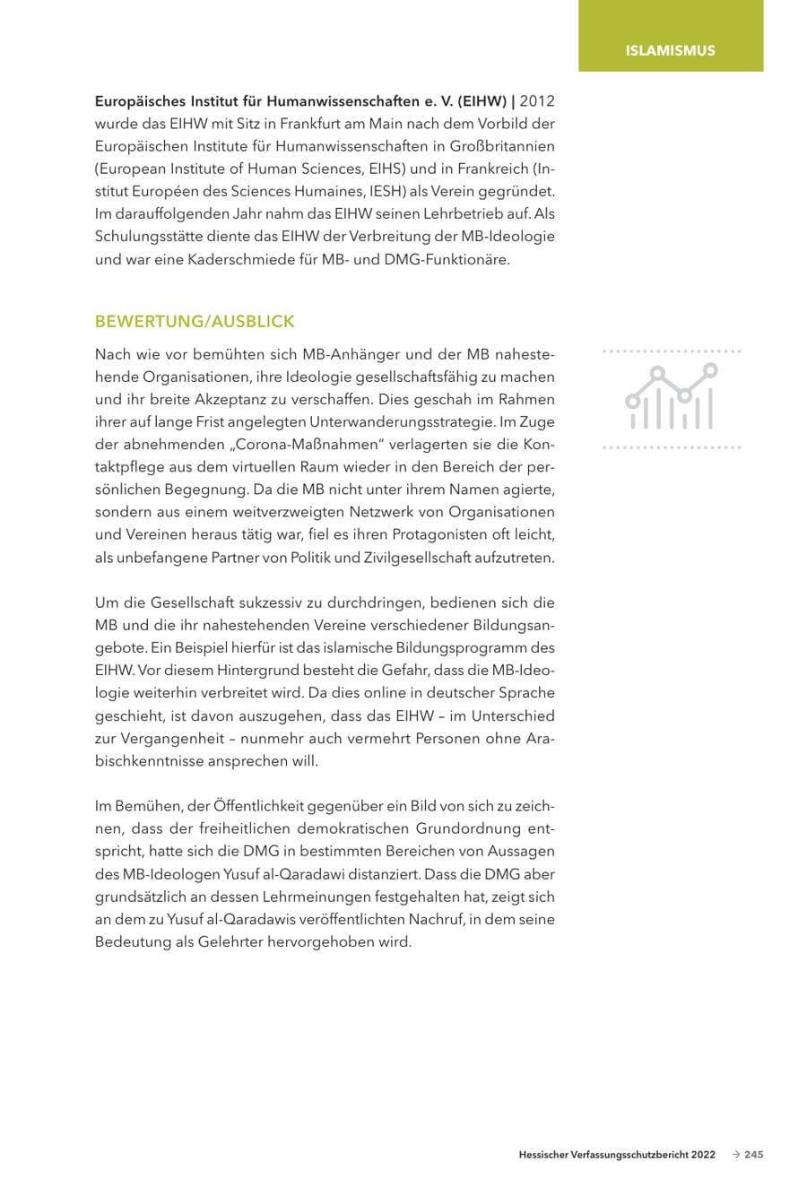 Seite 247 des Verfassungsschutzbericht 2022 Hessen