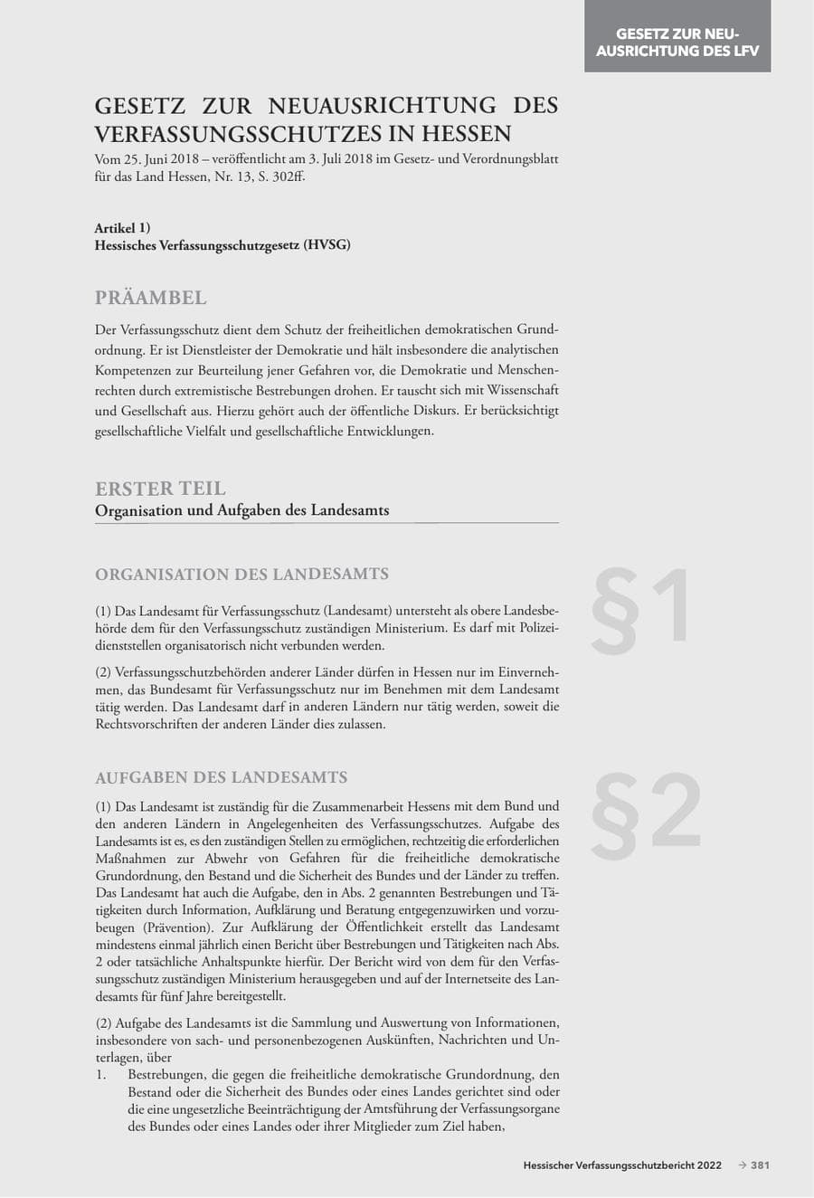Seite 383 des Verfassungsschutzbericht 2022 Hessen