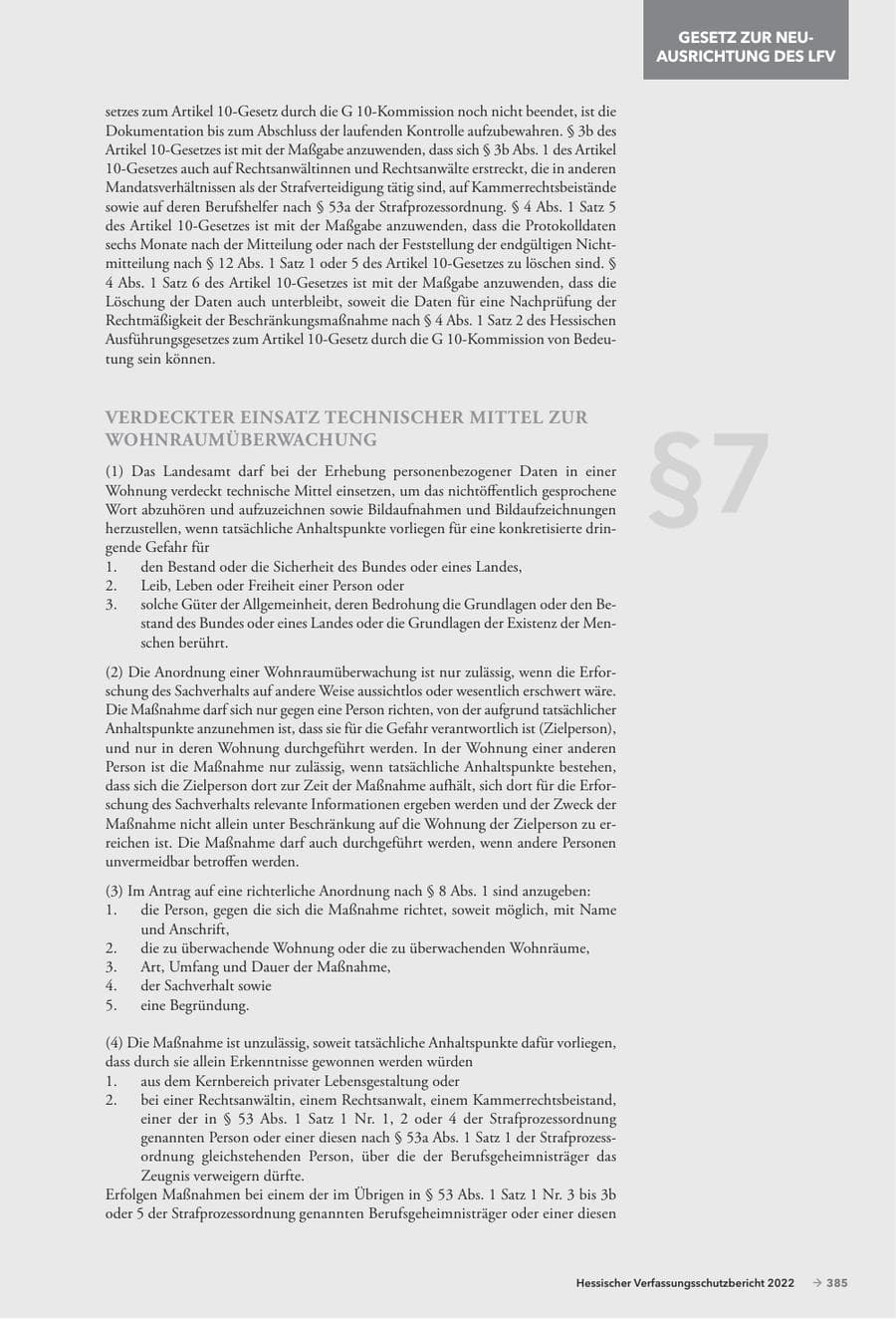 Seite 387 des Verfassungsschutzbericht 2022 Hessen