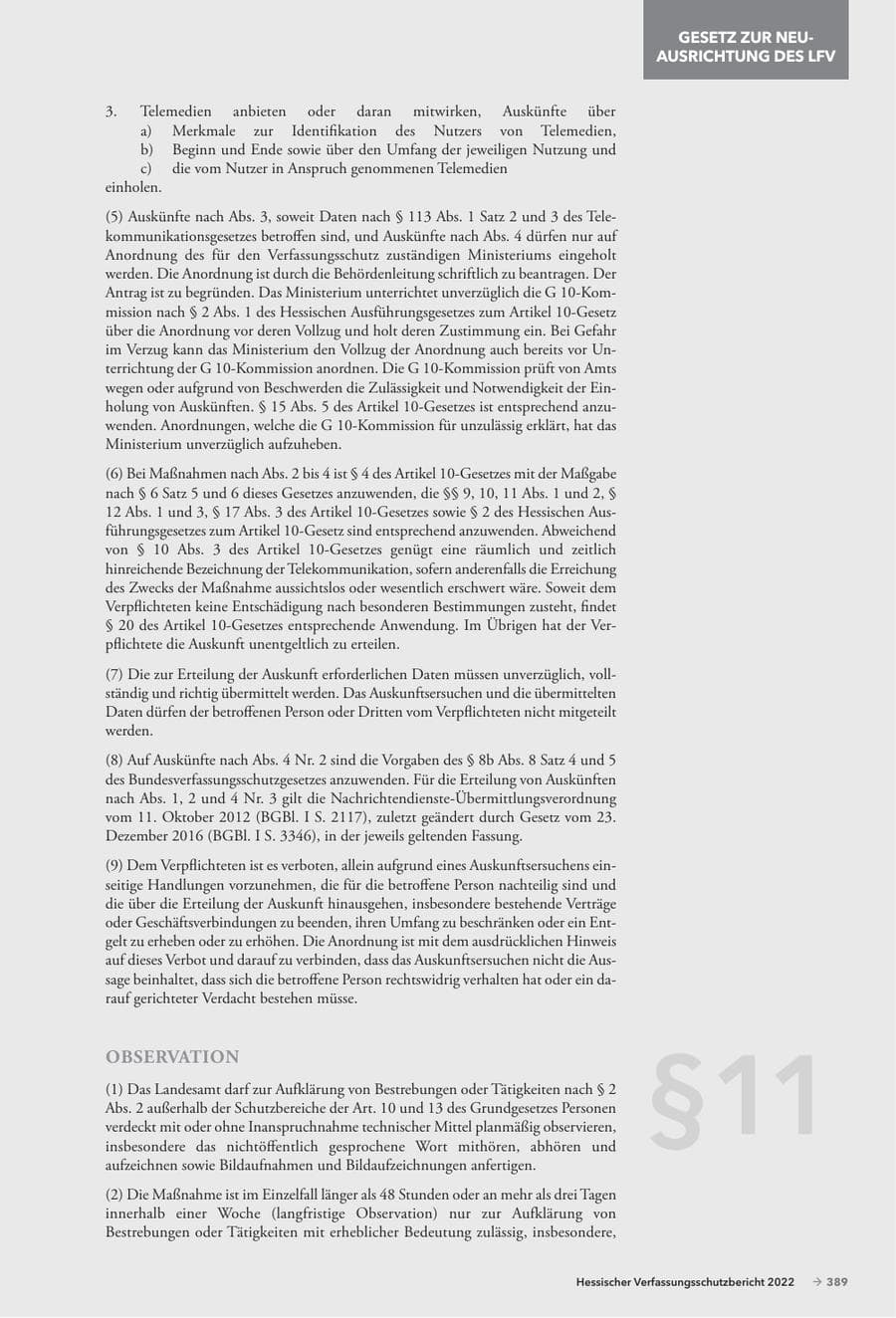 Seite 391 des Verfassungsschutzbericht 2022 Hessen