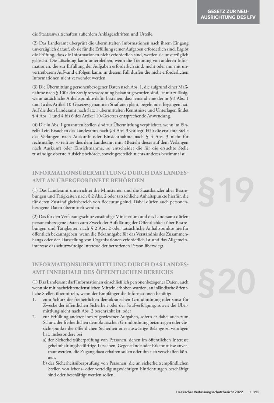 Seite 397 des Verfassungsschutzbericht 2022 Hessen