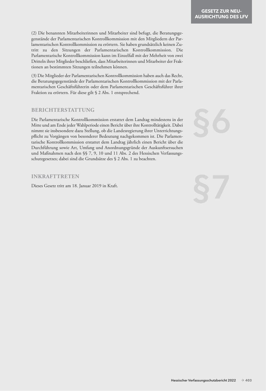 Seite 405 des Verfassungsschutzbericht 2022 Hessen