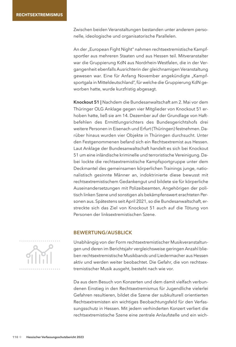 Seite 112 des Verfassungsschutzbericht 2023 Hessen