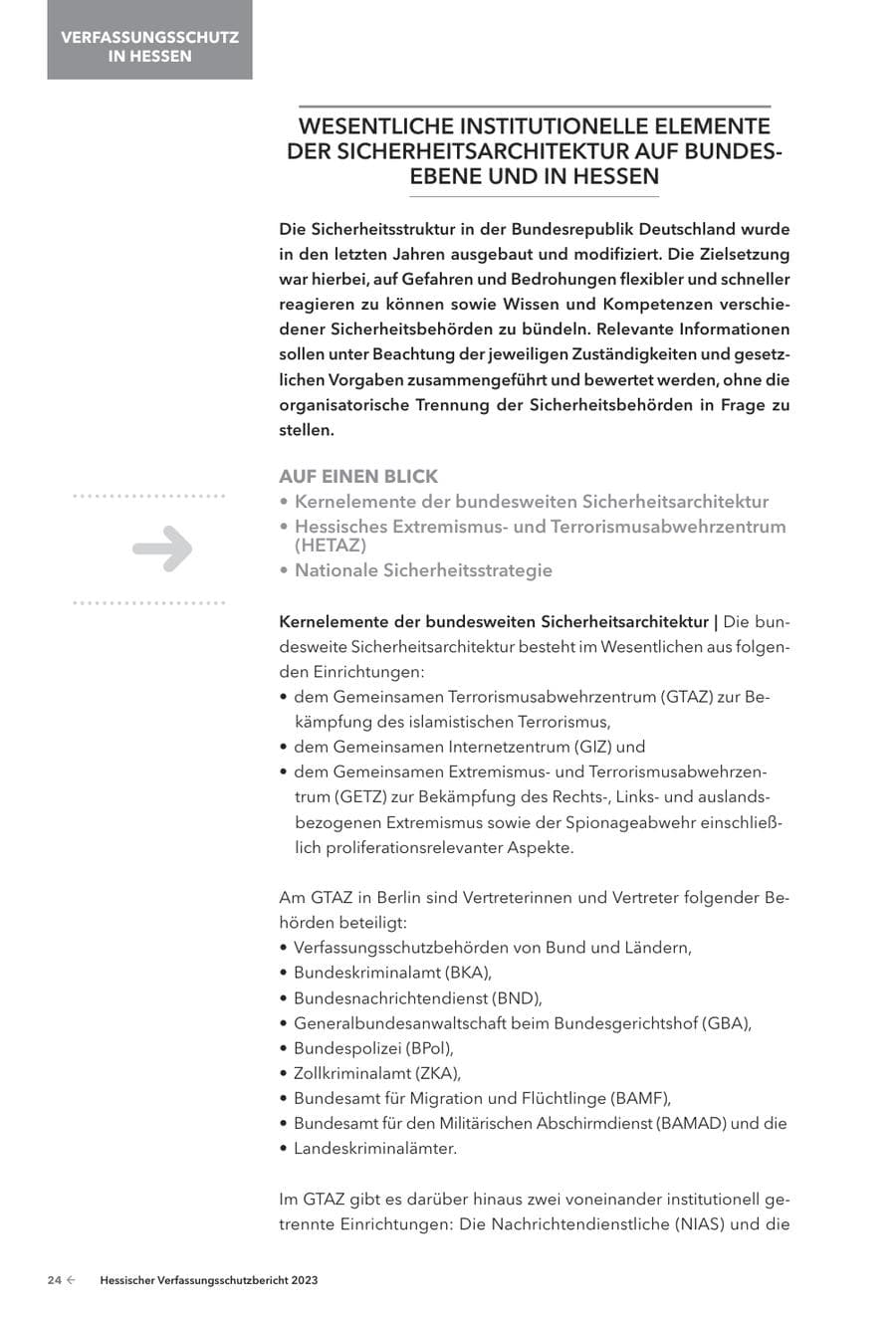 Seite 26 des Verfassungsschutzbericht 2023 Hessen