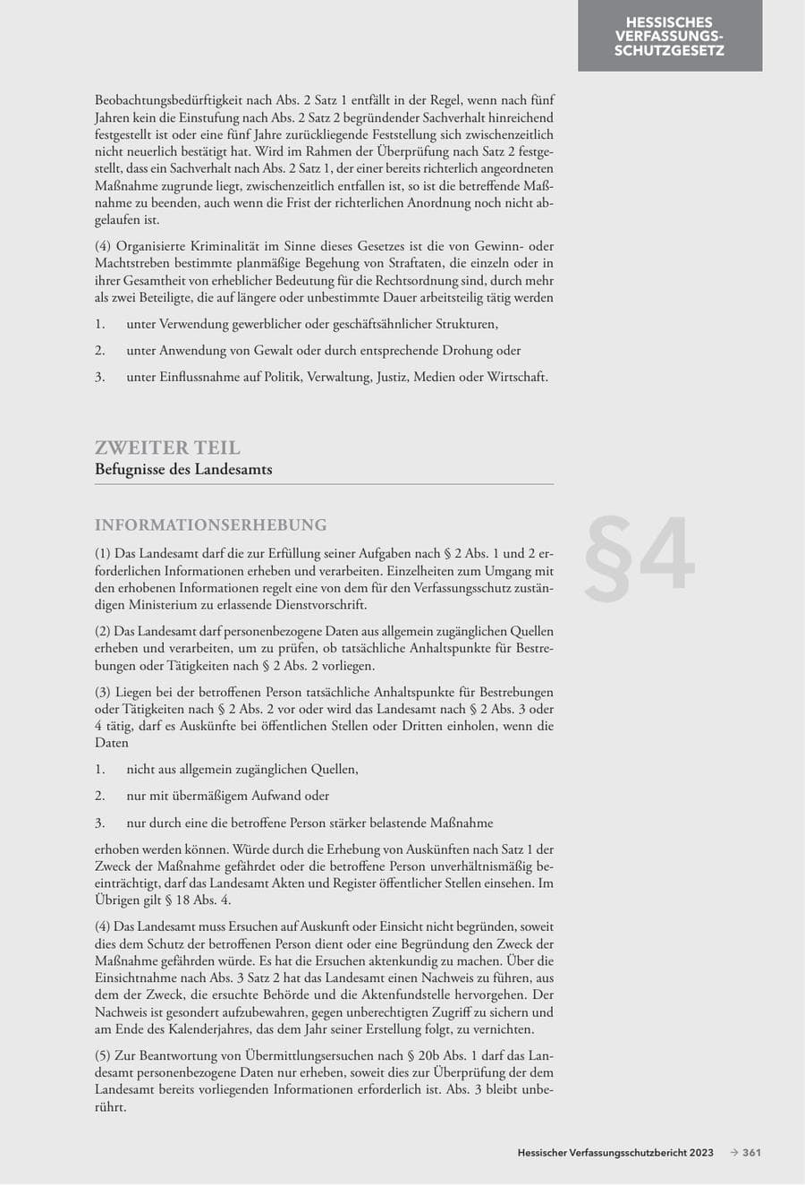 Seite 363 des Verfassungsschutzbericht 2023 Hessen