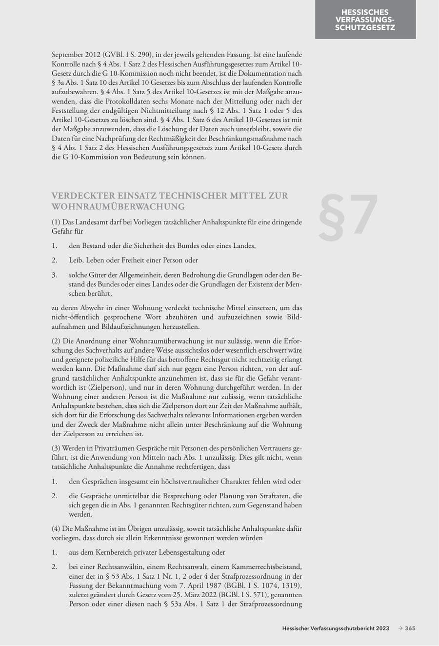 Seite 367 des Verfassungsschutzbericht 2023 Hessen