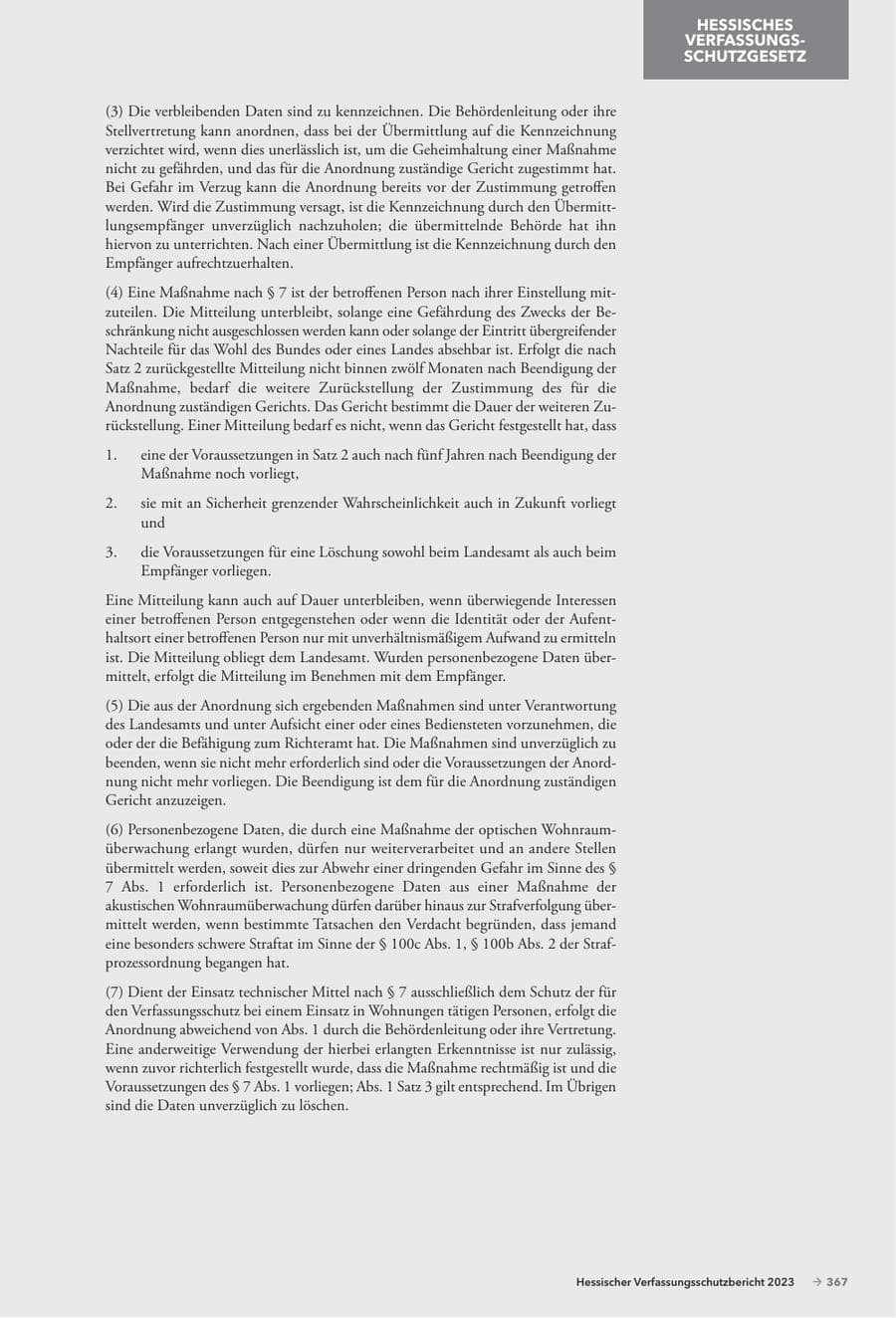 Seite 369 des Verfassungsschutzbericht 2023 Hessen