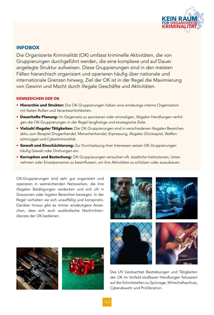 Seite 163 des Verfassungsschutzbericht 2024 Hessen