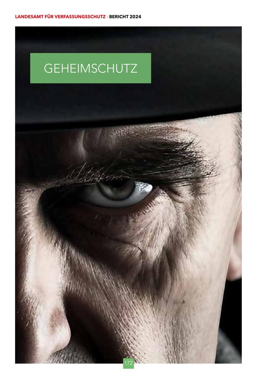 Seite 172 des Verfassungsschutzbericht 2024 Hessen