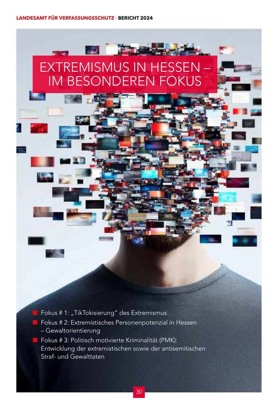 Seite 30 des Verfassungsschutzbericht 2024 Hessen