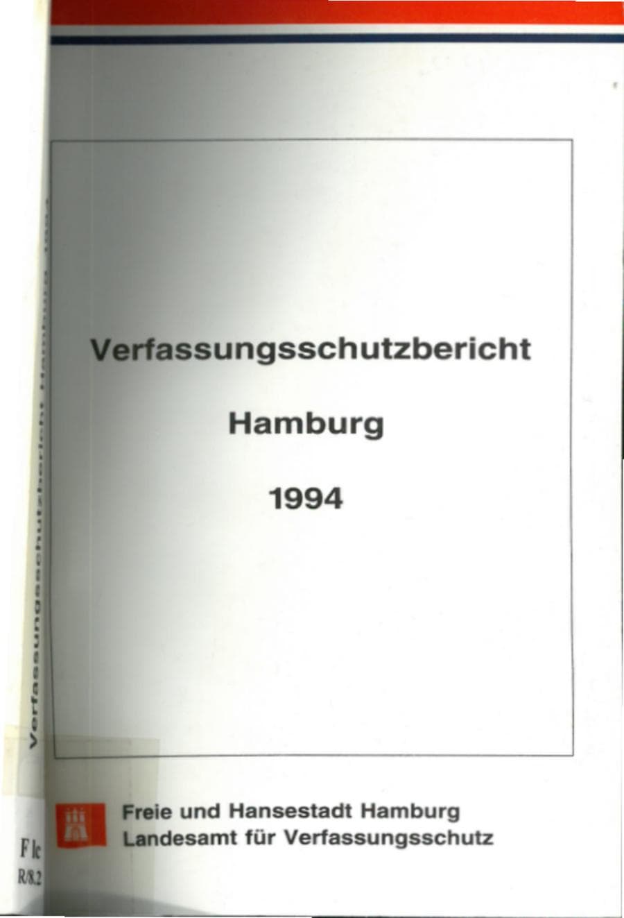 Seite 2 des Verfassungsschutzbericht 1994 Hamburg