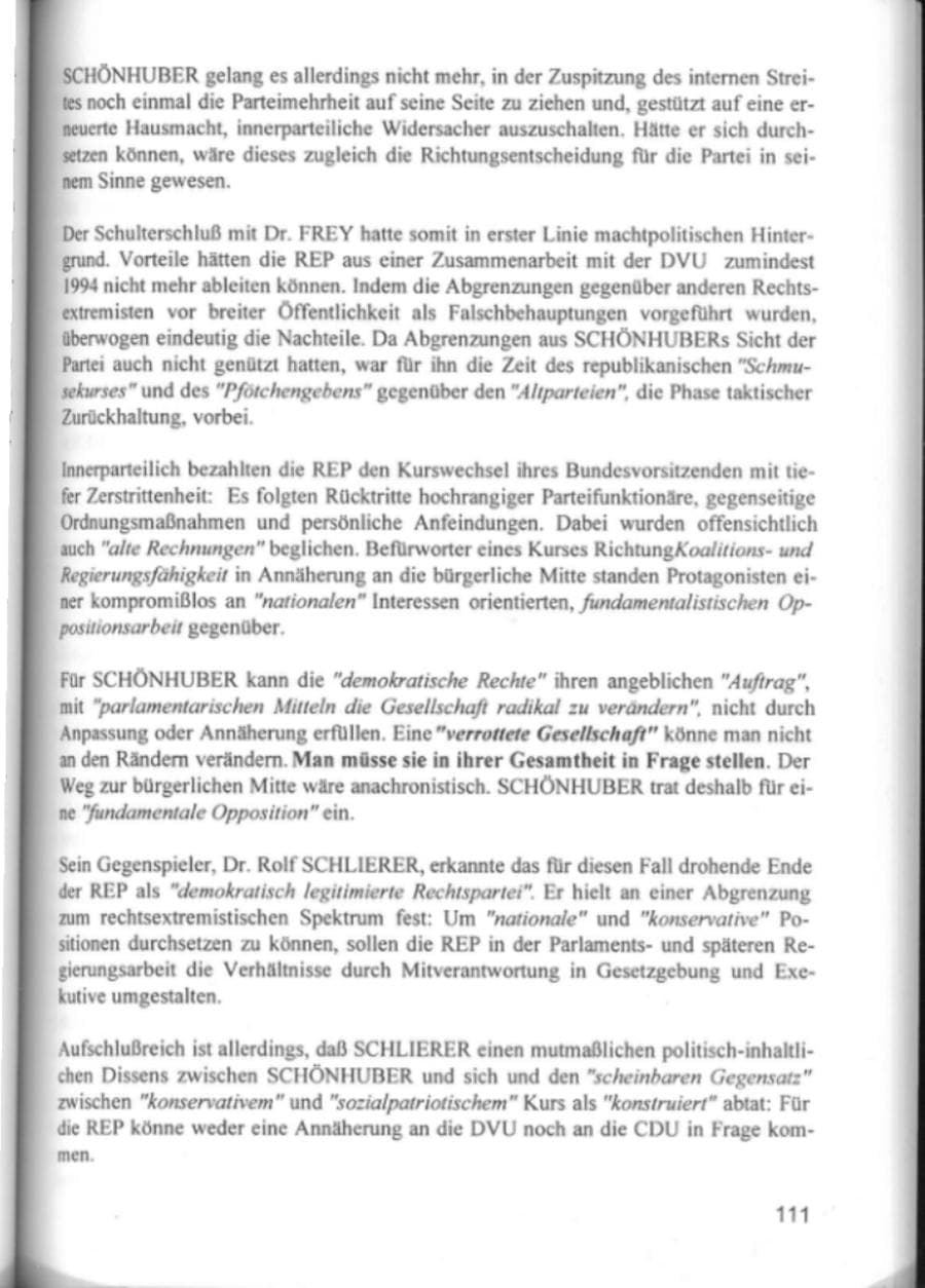 Seite 114 des Verfassungsschutzbericht 1994 Hamburg