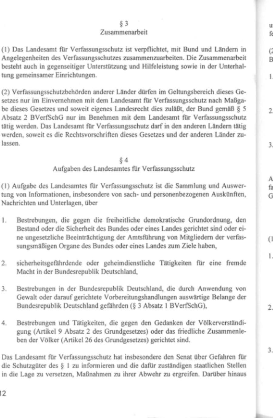 Seite 15 des Verfassungsschutzbericht 1994 Hamburg