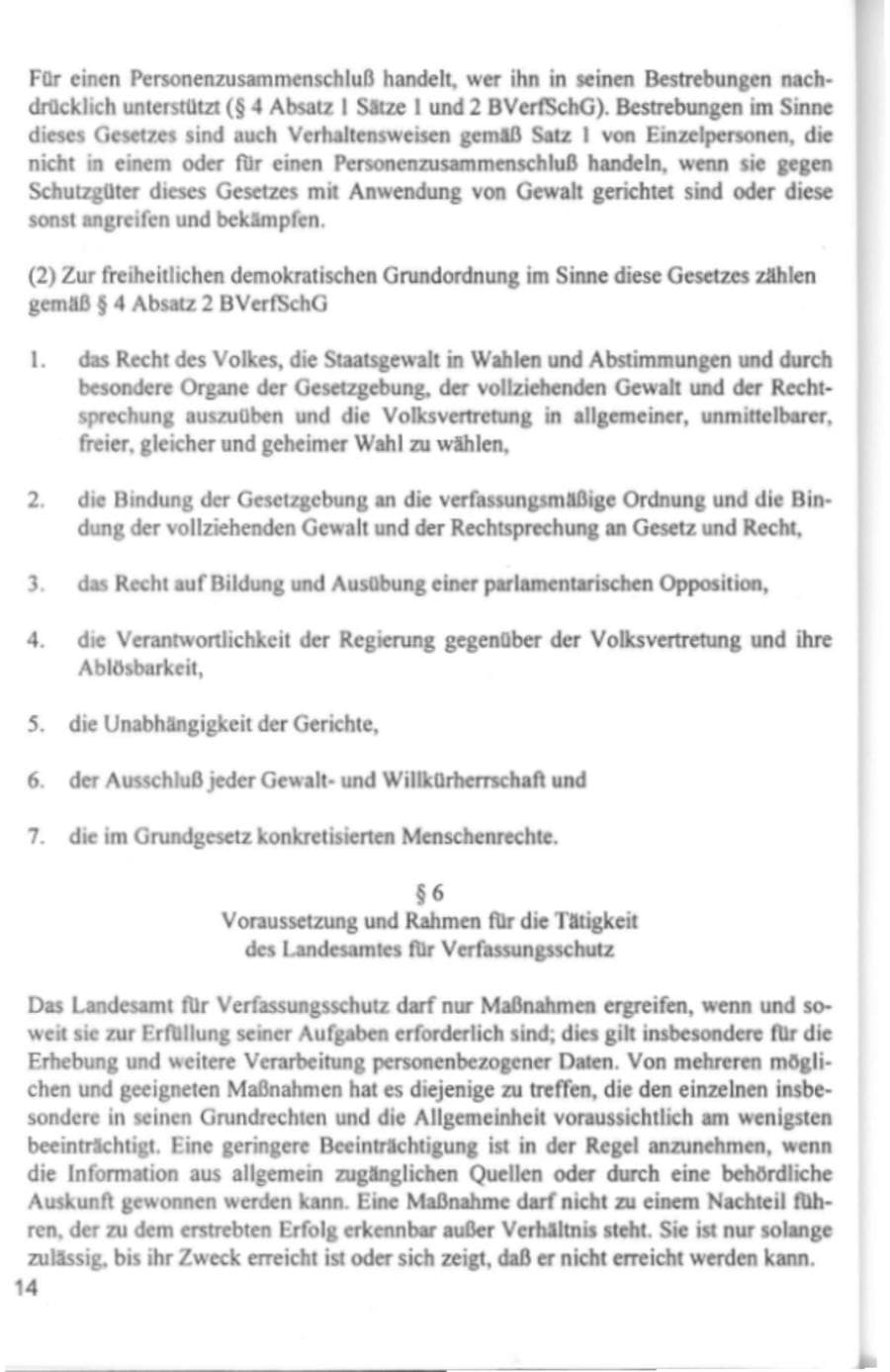 Seite 17 des Verfassungsschutzbericht 1994 Hamburg