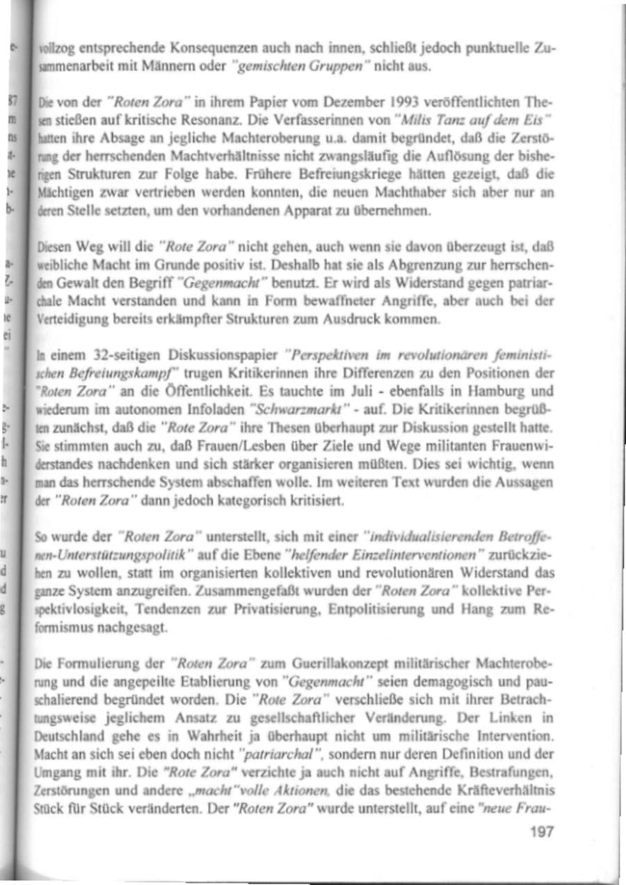 Seite 200 des Verfassungsschutzbericht 1994 Hamburg