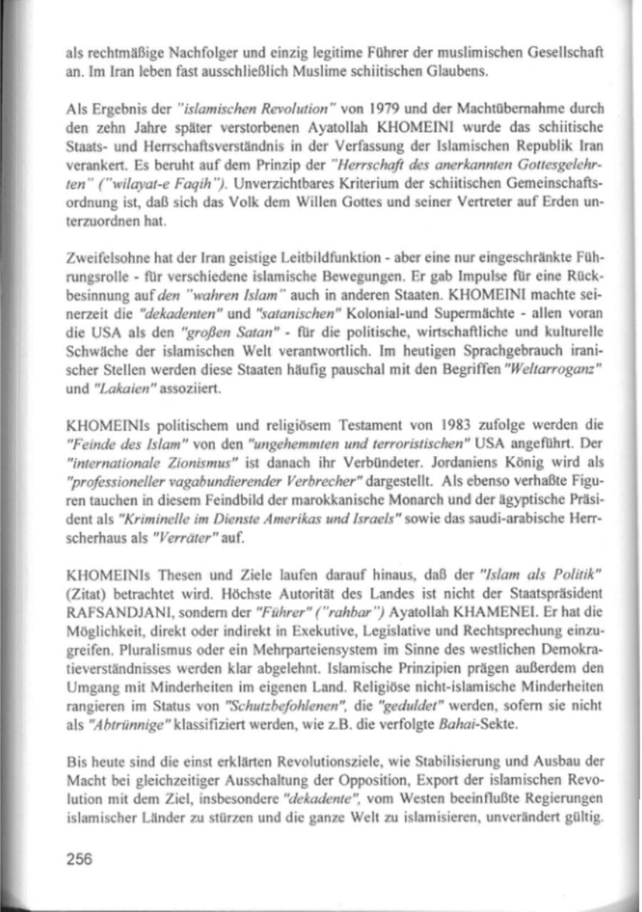 Seite 259 des Verfassungsschutzbericht 1994 Hamburg
