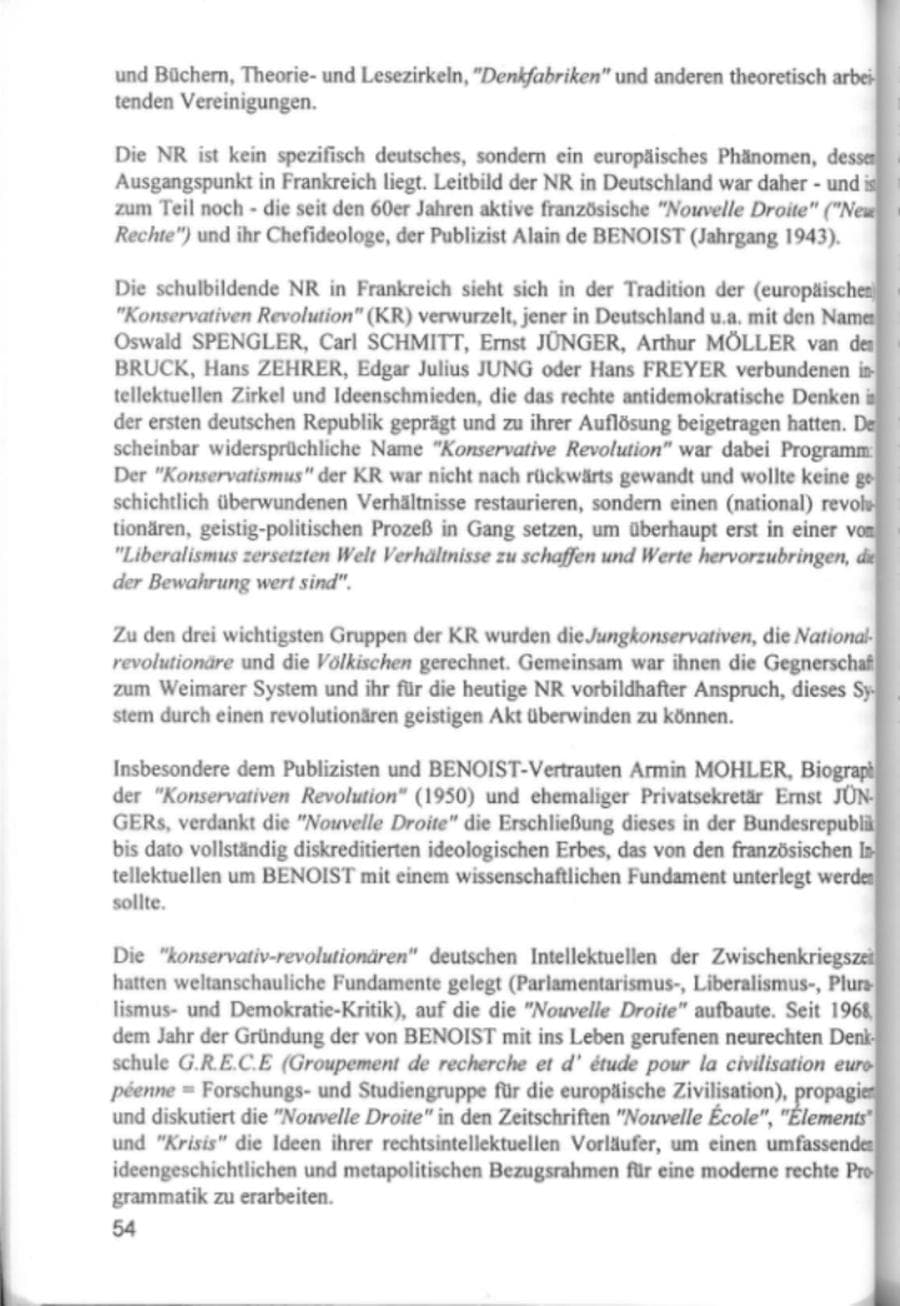Seite 57 des Verfassungsschutzbericht 1994 Hamburg