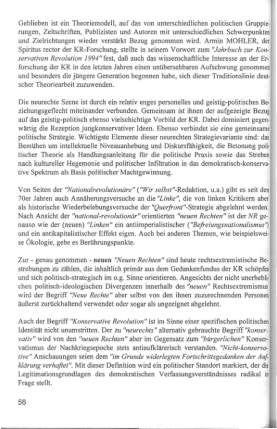 Seite 59 des Verfassungsschutzbericht 1994 Hamburg