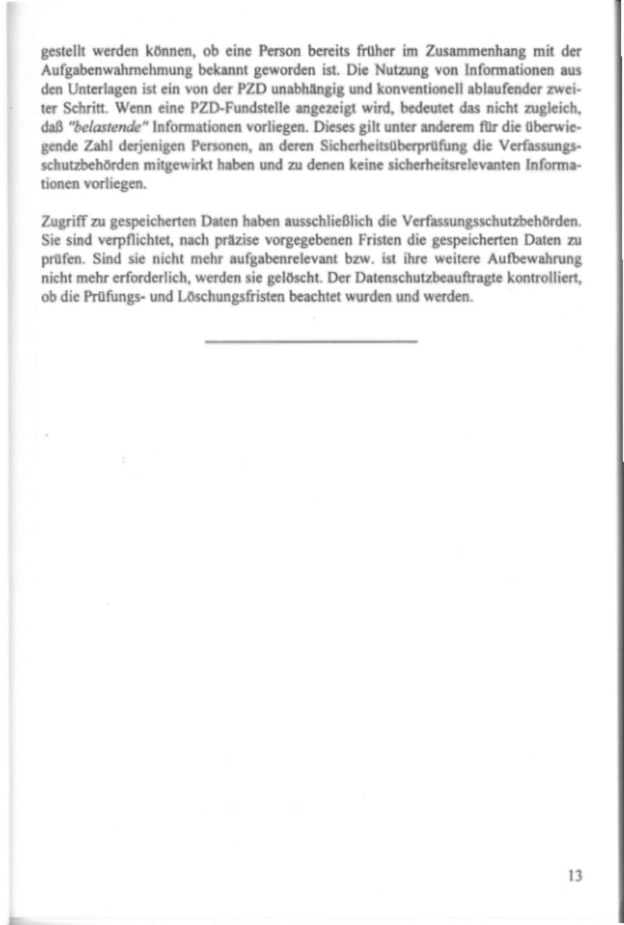 Seite 18 des Verfassungsschutzbericht 1995 Hamburg