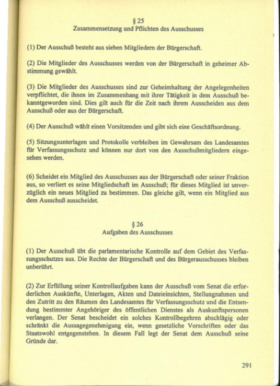 Seite 296 des Verfassungsschutzbericht 1995 Hamburg