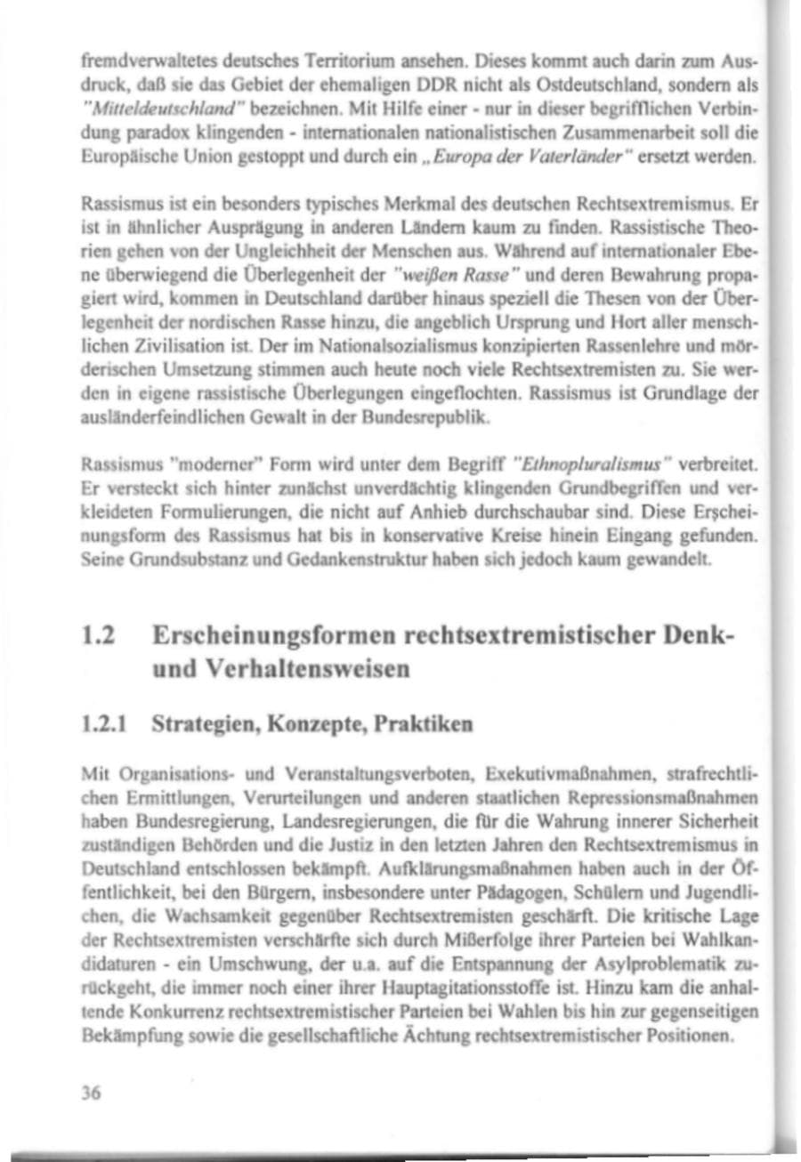 Seite 41 des Verfassungsschutzbericht 1995 Hamburg