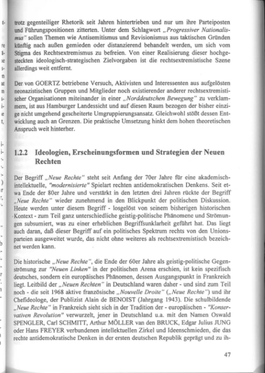 Seite 52 des Verfassungsschutzbericht 1995 Hamburg