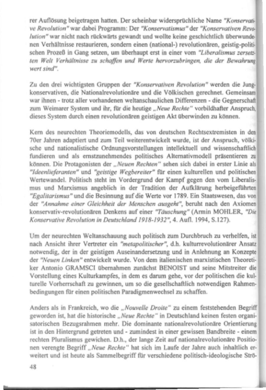 Seite 53 des Verfassungsschutzbericht 1995 Hamburg