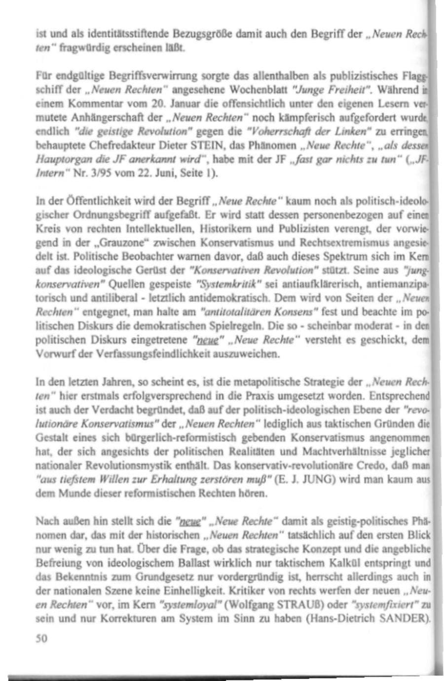 Seite 55 des Verfassungsschutzbericht 1995 Hamburg