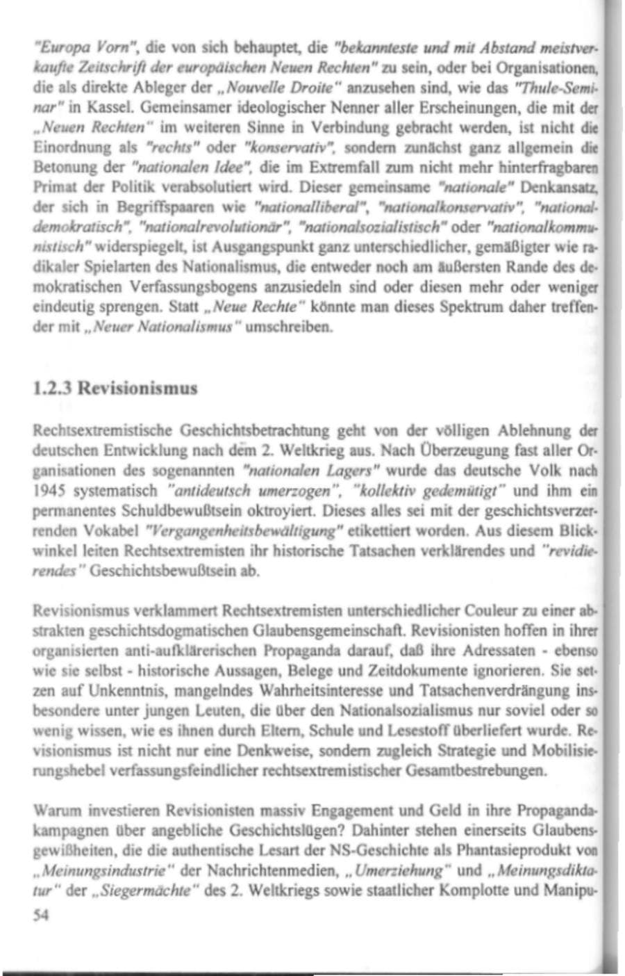 Seite 59 des Verfassungsschutzbericht 1995 Hamburg