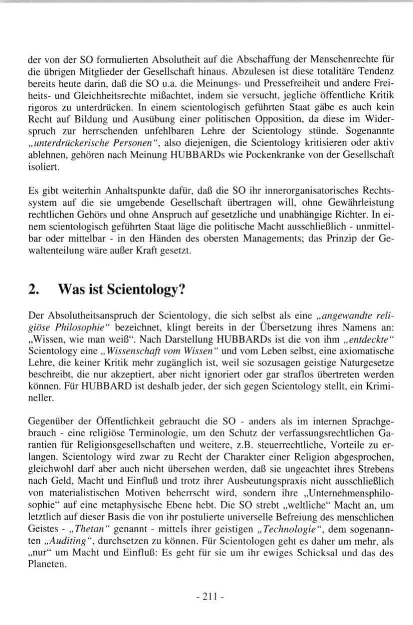 Seite 209 des Verfassungsschutzbericht 1997 Hamburg
