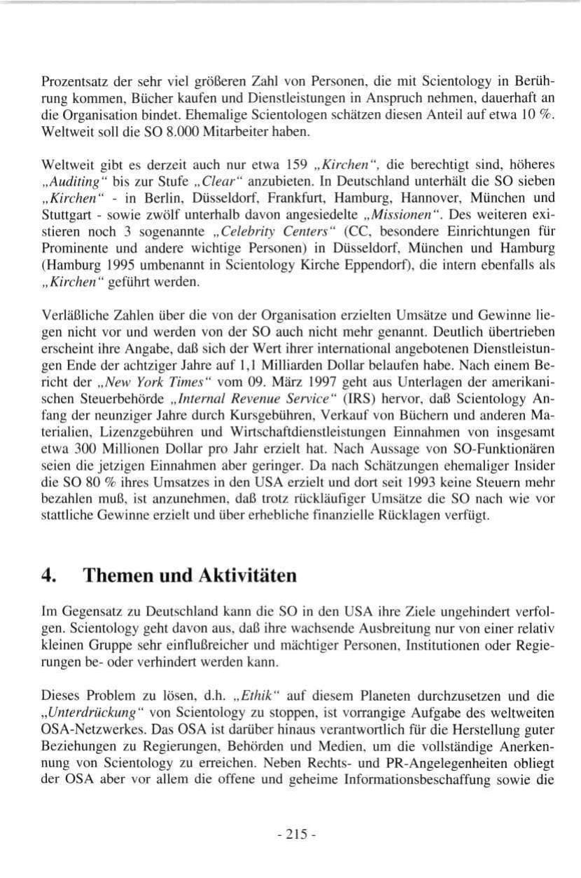 Seite 213 des Verfassungsschutzbericht 1997 Hamburg
