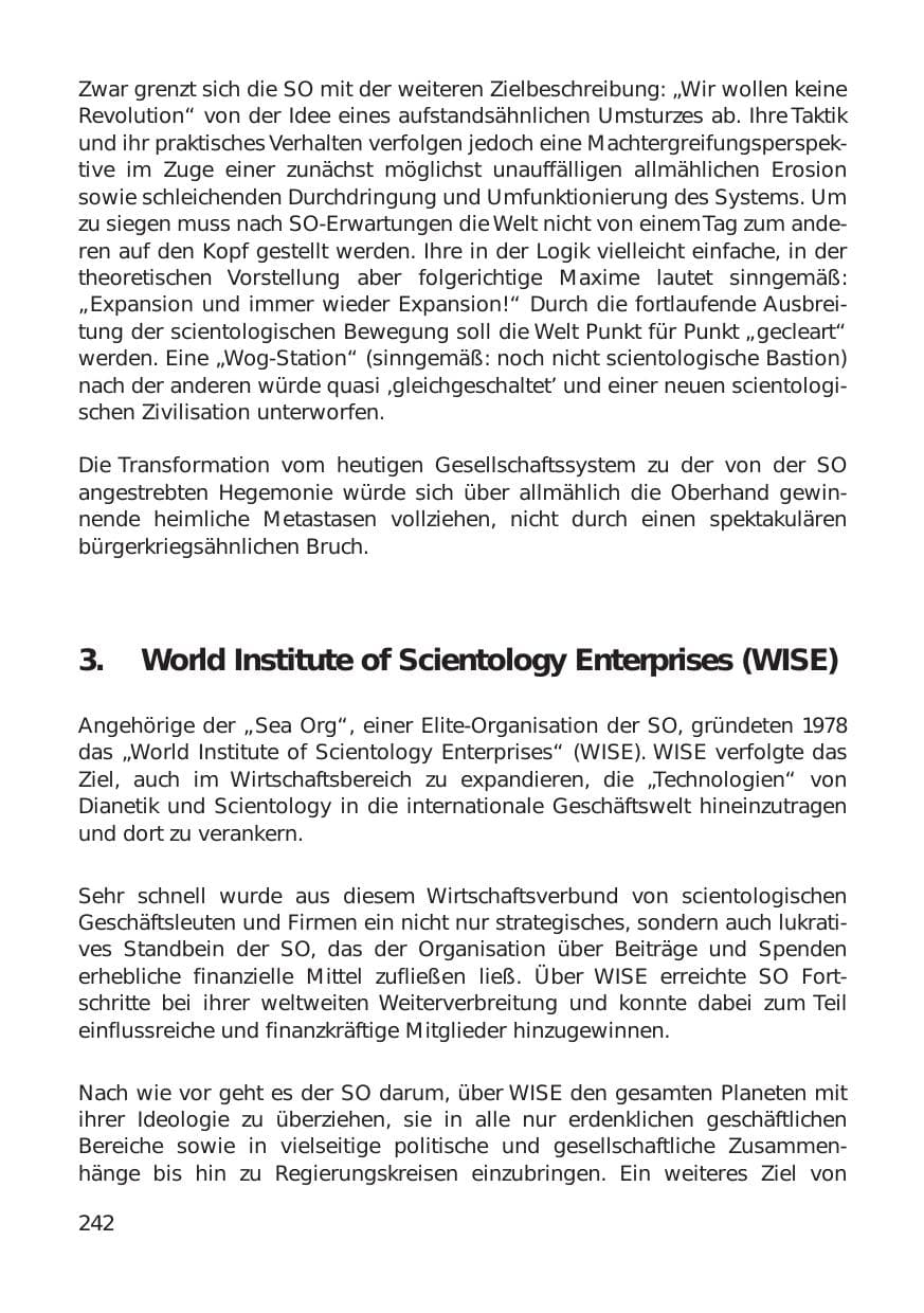 Seite 242 des Verfassungsschutzbericht 1999 Hamburg