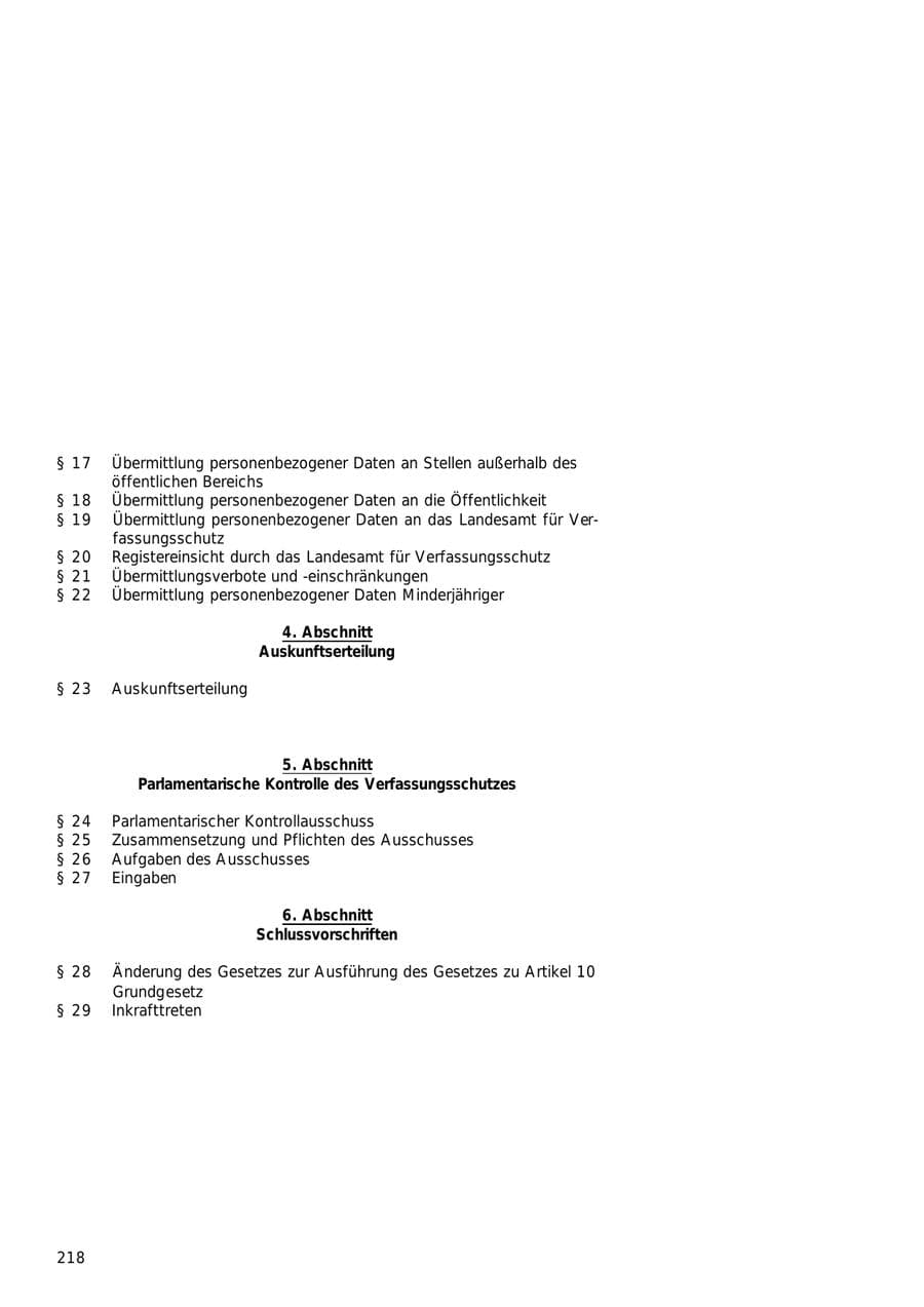 Seite 218 des Verfassungsschutzbericht 2000 Hamburg