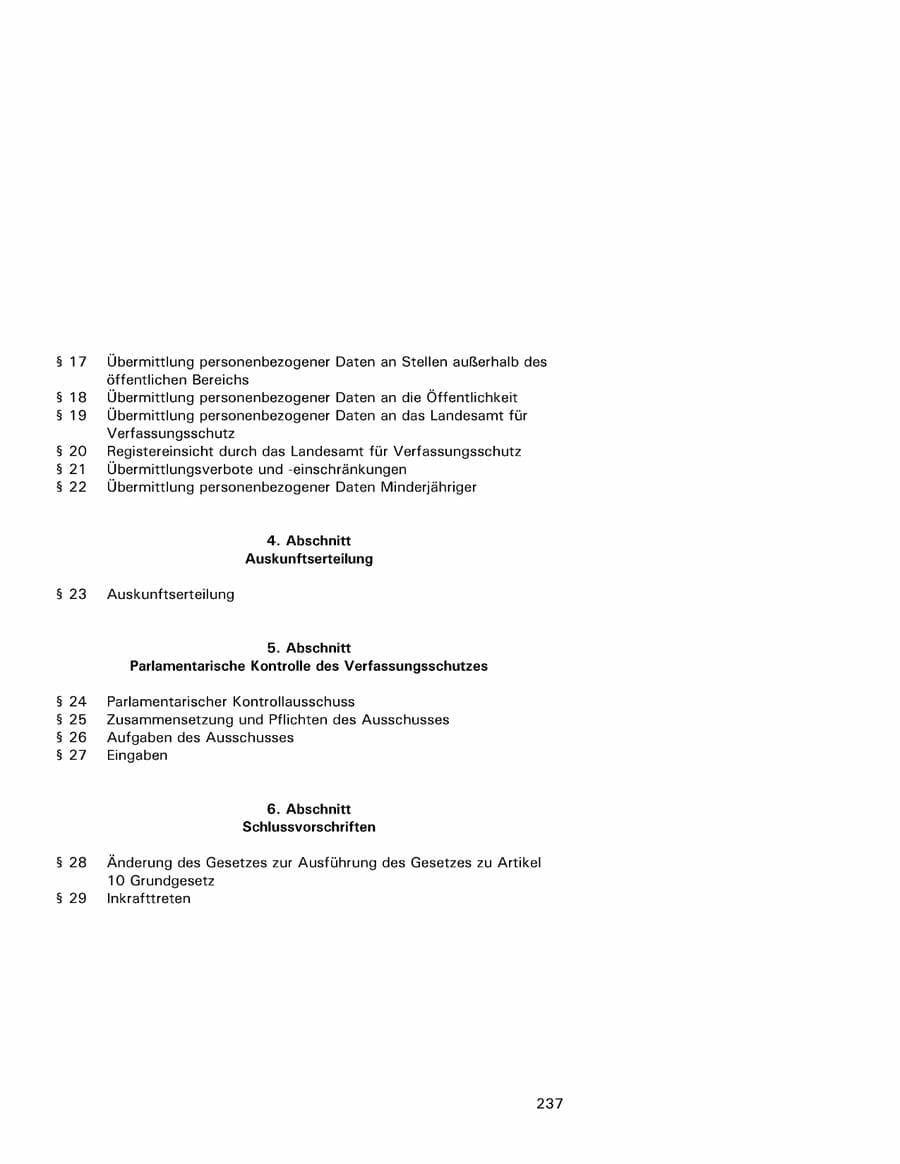 Seite 237 des Verfassungsschutzbericht 2001 Hamburg