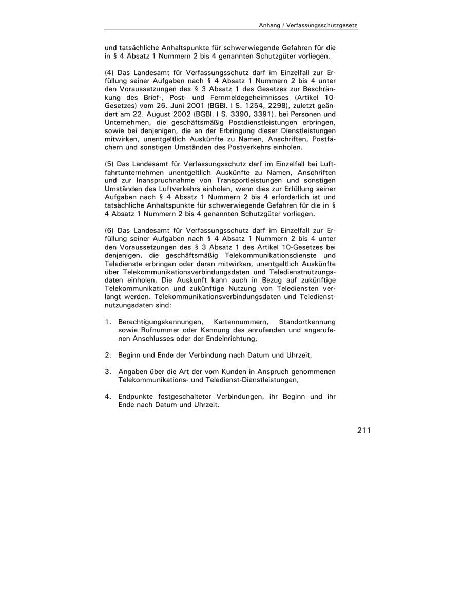 Seite 213 des Verfassungsschutzbericht 2002 Hamburg