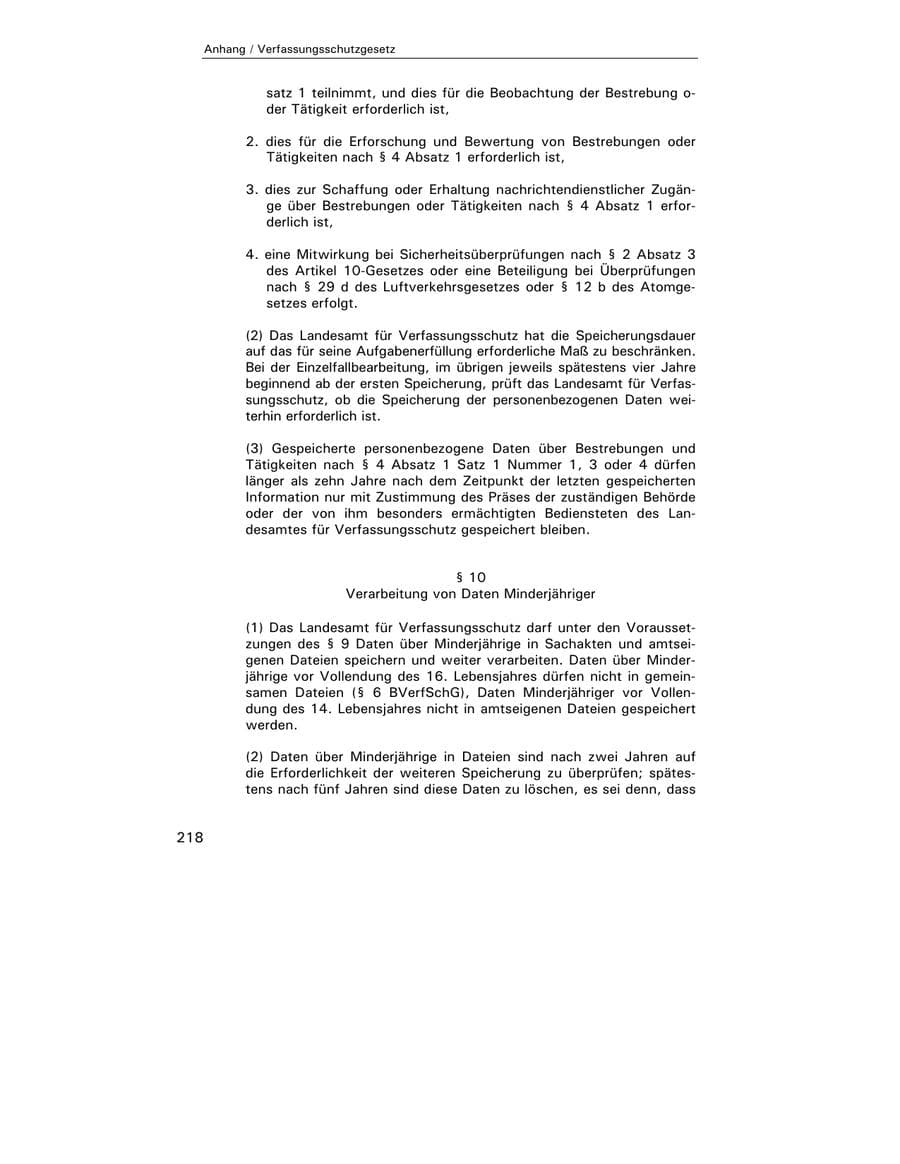 Seite 220 des Verfassungsschutzbericht 2002 Hamburg