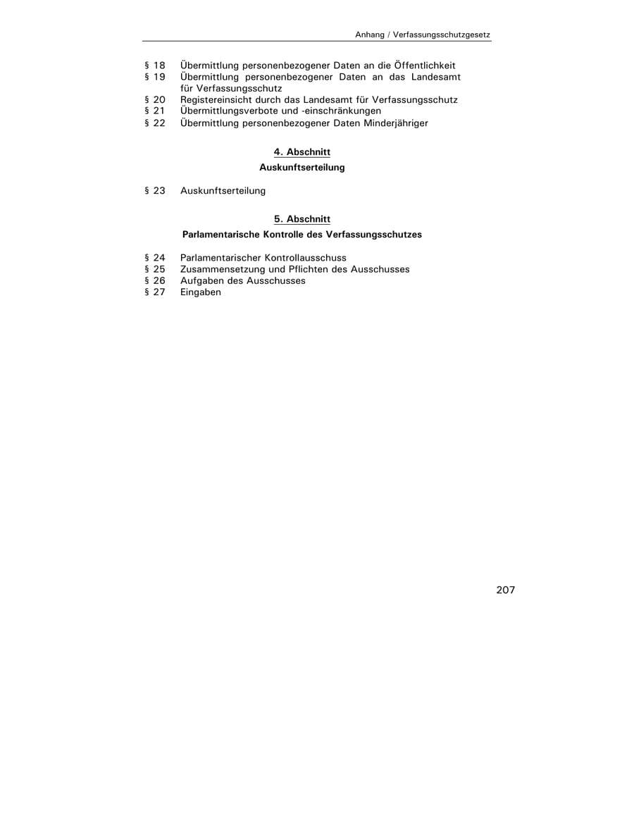 Seite 208 des Verfassungsschutzbericht 2003 Hamburg