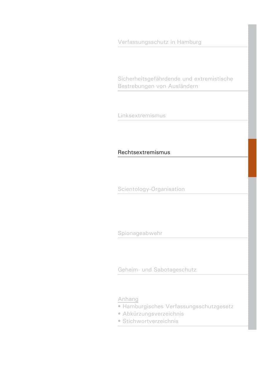 Seite 161 des Verfassungsschutzbericht 2005 Hamburg