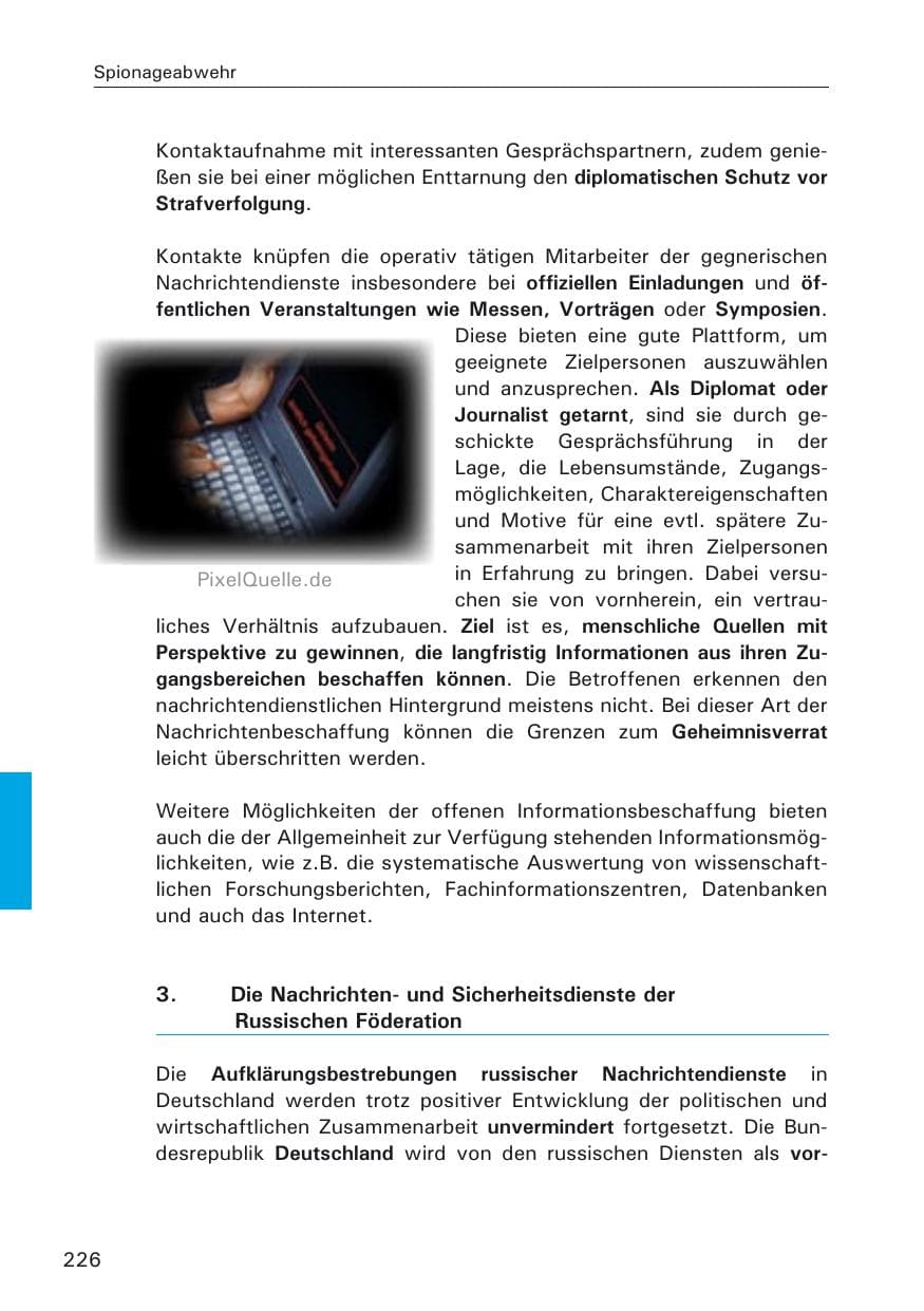 Seite 226 des Verfassungsschutzbericht 2005 Hamburg