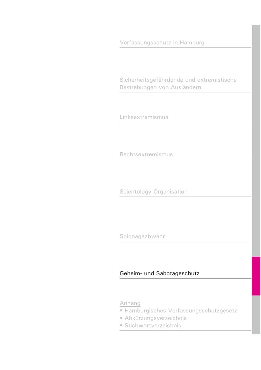 Seite 233 des Verfassungsschutzbericht 2005 Hamburg
