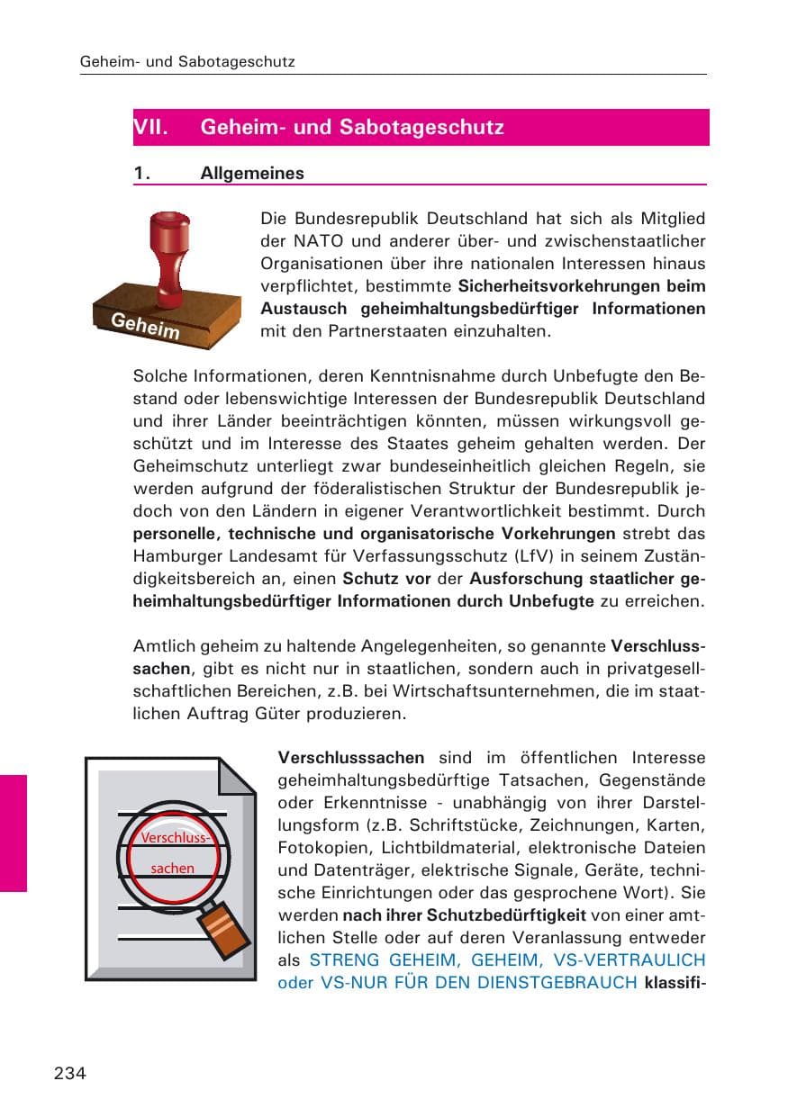 Seite 234 des Verfassungsschutzbericht 2005 Hamburg