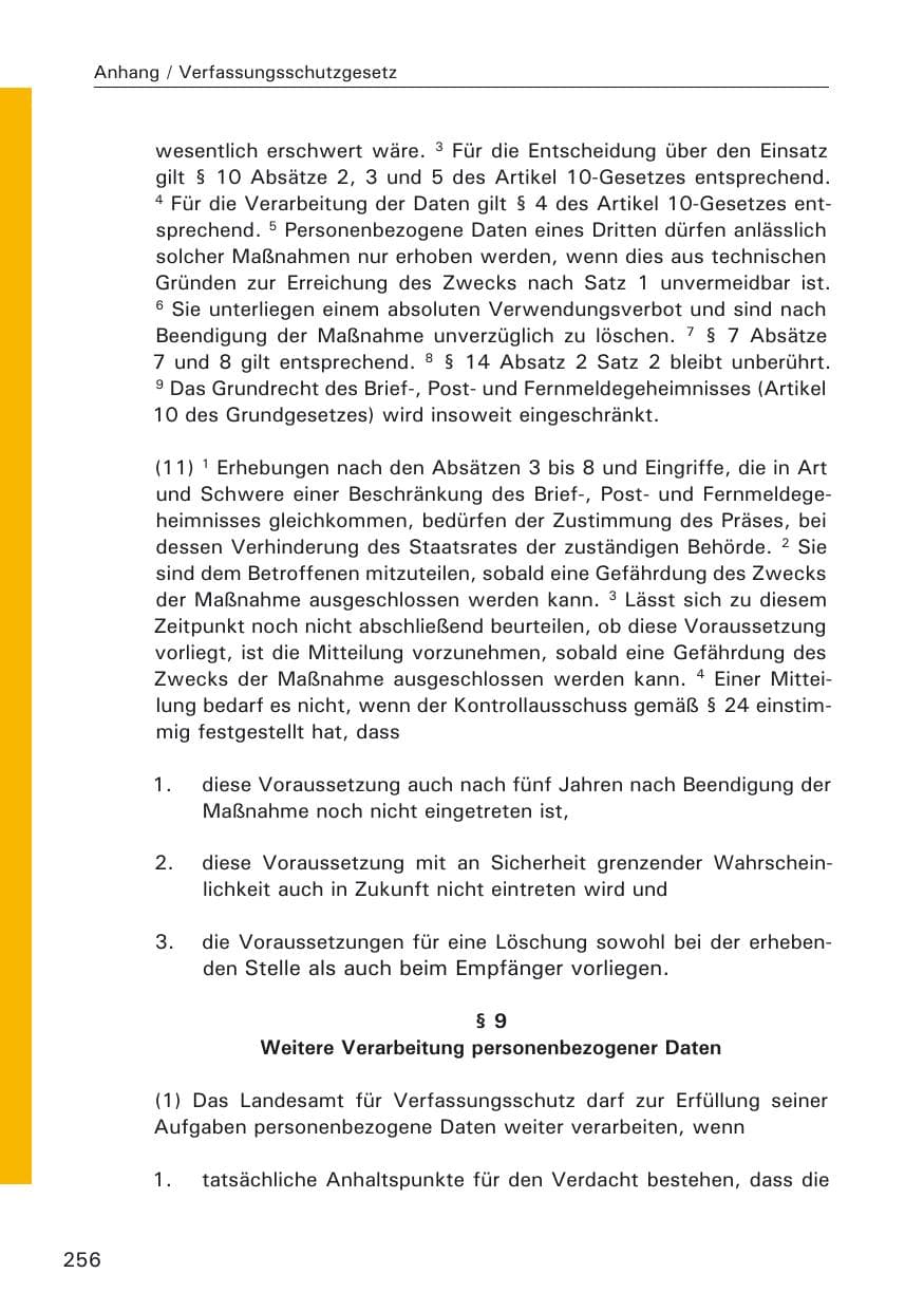 Seite 256 des Verfassungsschutzbericht 2005 Hamburg