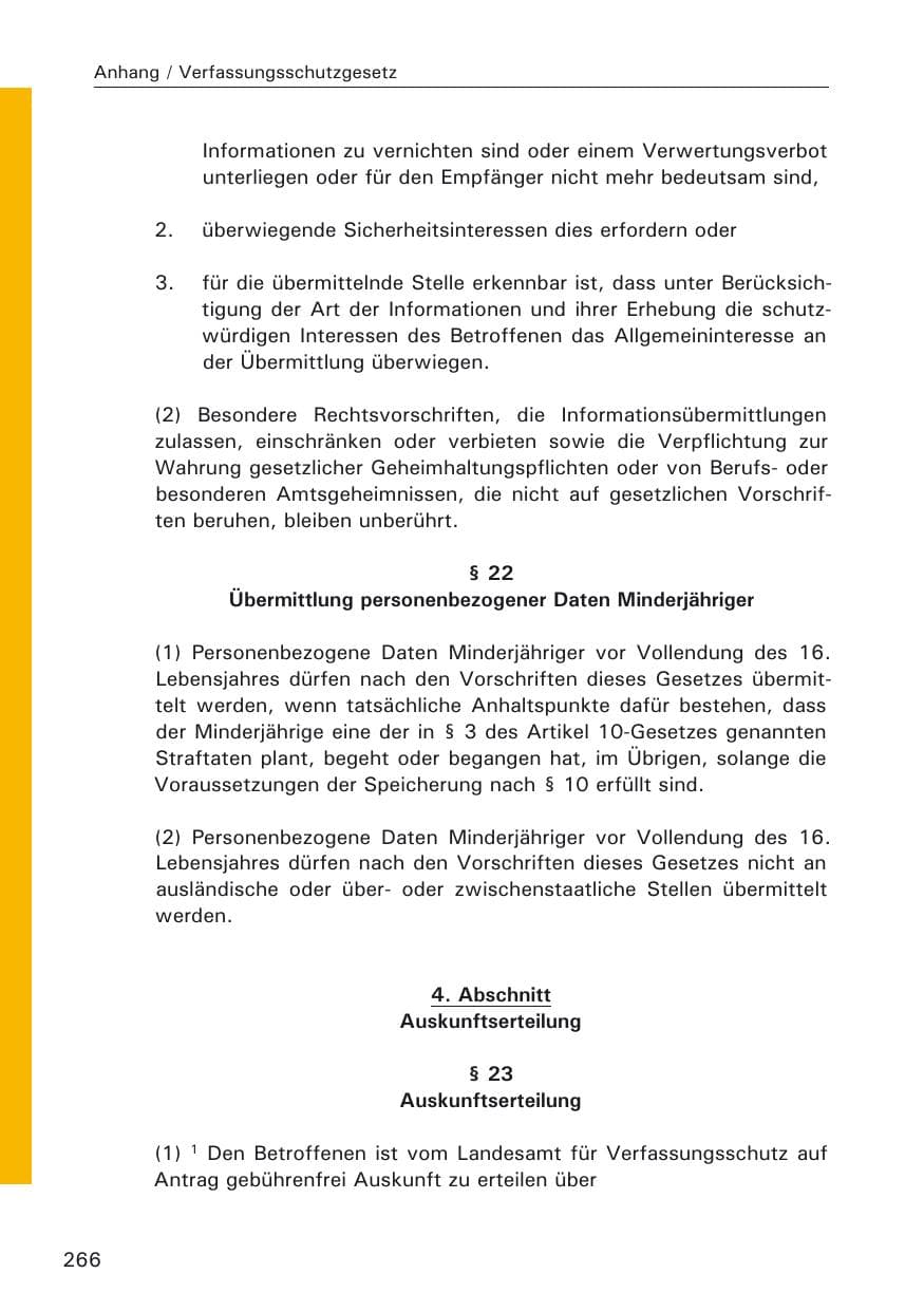 Seite 266 des Verfassungsschutzbericht 2005 Hamburg