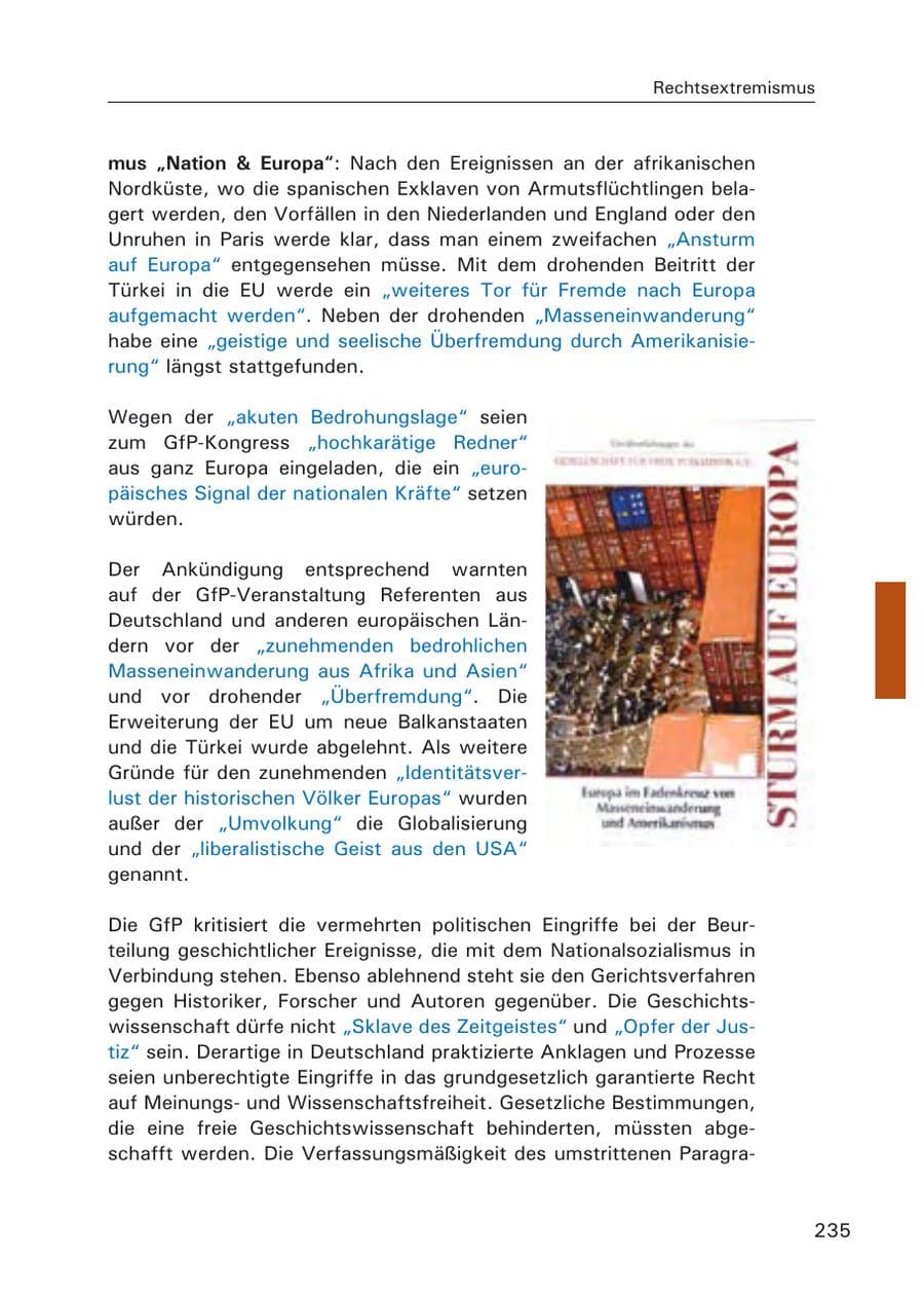 Seite 237 des Verfassungsschutzbericht 2006 Hamburg