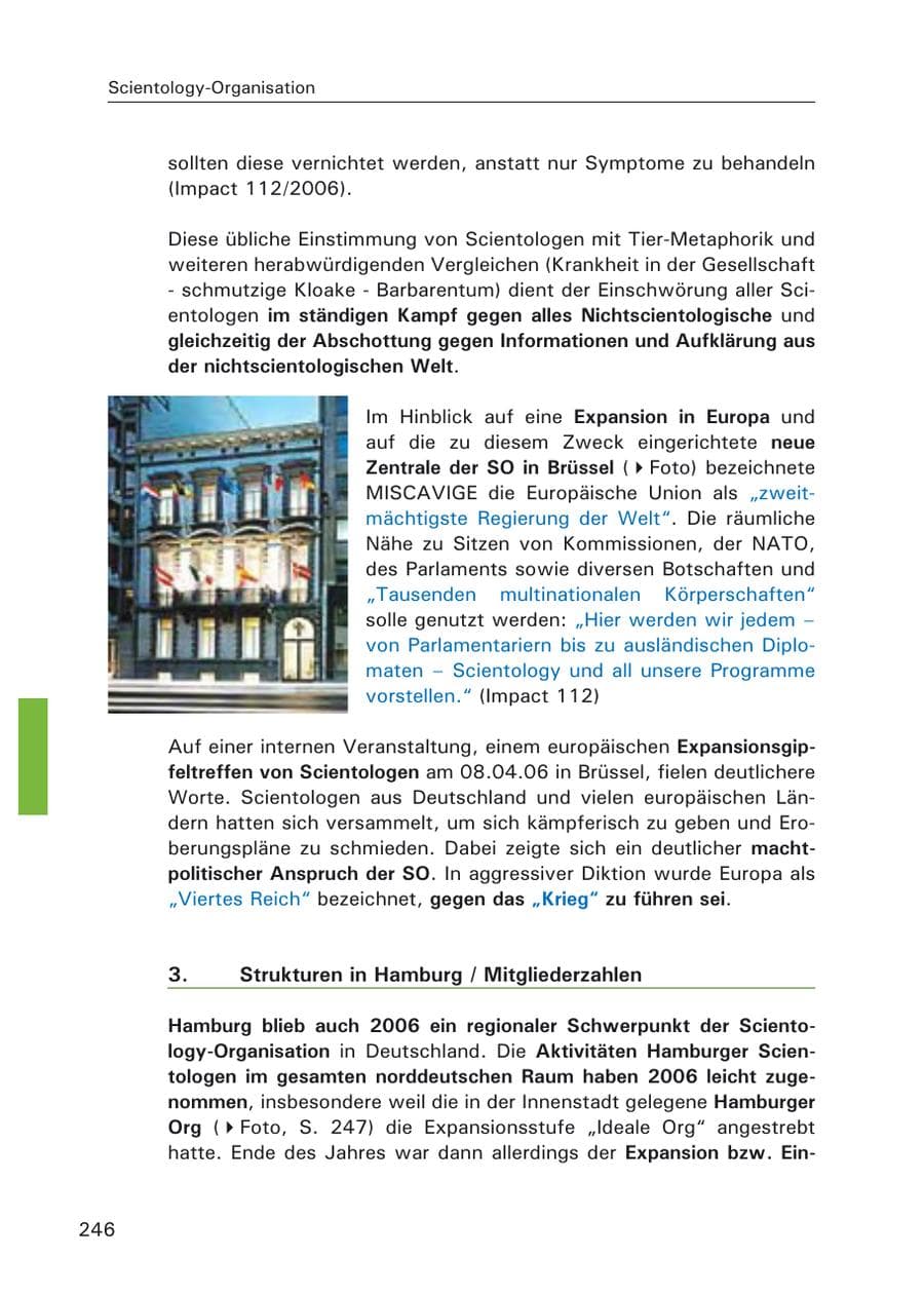 Seite 248 des Verfassungsschutzbericht 2006 Hamburg